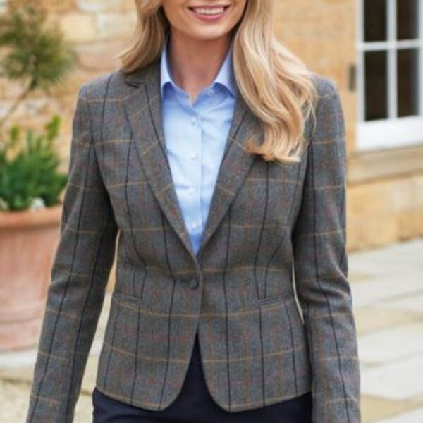 Brook Taverner Montreal Slim Fit Tweed Jacket 2344 Montreal Slim Fit Tweed Jacket Thumbnail