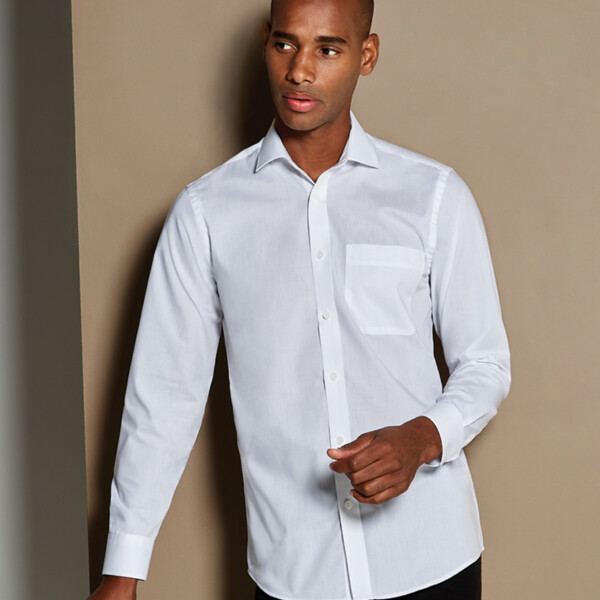 Kustom Kit Kustom Kit Long Sleeve Tailored Poplin Shirt K142 Kustom Kit Long Sleeve Tailored Poplin Shirt Thumbnail