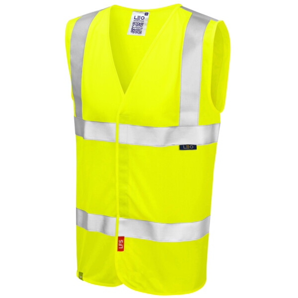 Leo wORKWEAR Milford Leo EcoViz LFS Waistcoat W08-Y-LEO Milford Leo EcoViz LFS Waistcoat Thumbnail
