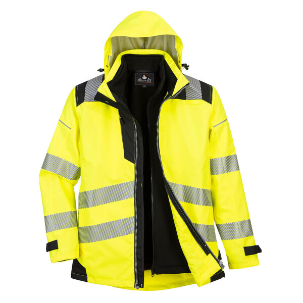 Portwest PW3 Hi-Vis 3-in-1 Jacket PW365 PW3 Hi-Vis 3-in-1 Jacket Thumbnail
