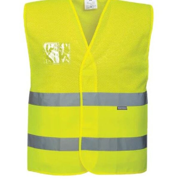 Portwest Portwest - Hi-Vis Half Mesh Two Band Vest   C494 Portwest - Hi-Vis Half Mesh Two Band Vest  Thumbnail