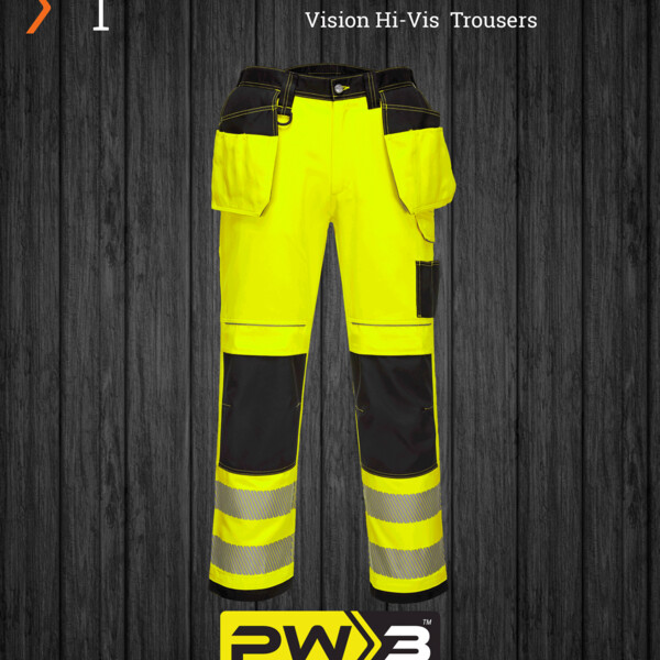 PORTWEST T501 - PW3 Hi-Vis Holster Work Trouser T501 T501 - PW3 Hi-Vis Holster Work Trouser Thumbnail