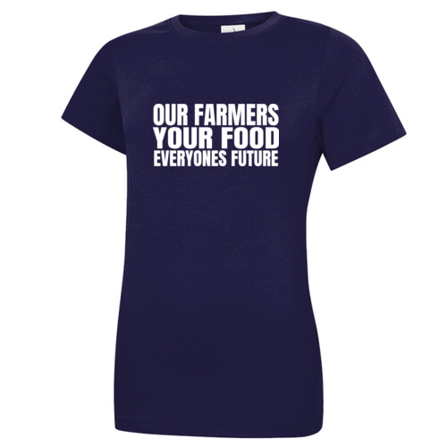 Farmers To Action Our Farmers Your Food - T-Shirt (Ladies) Thumbnail