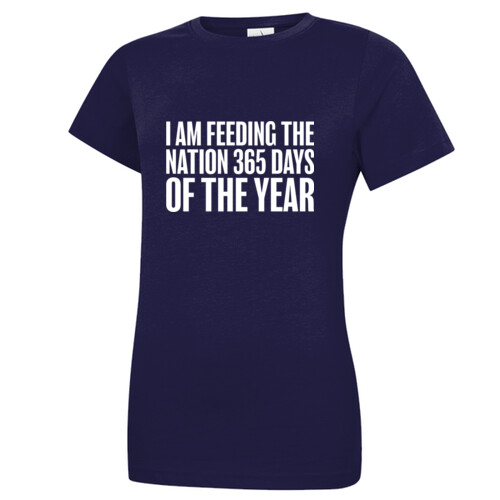 I am Feeding The Nation - T-Shirt (Ladies) Thumbnail
